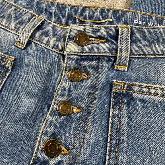 Saint Laurent YSL Y2K Exposed Button Fly Bootcut D27 Jean Sz 28 - Picture 2 of 10